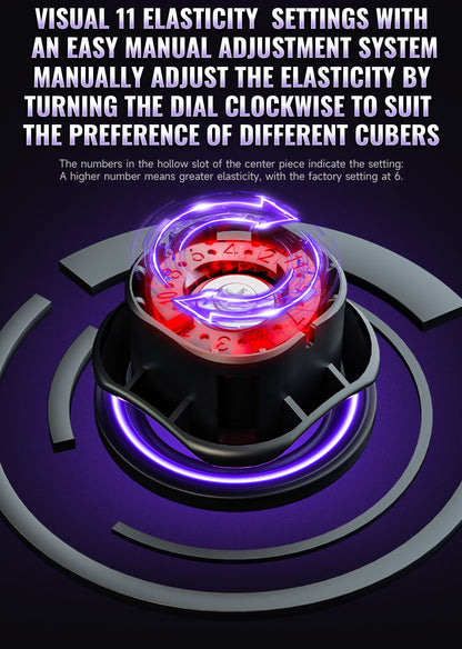 QiYi X-Man XT3 V1 3x3 Pioneer UV – MagLev Speedcube mit UV-Beschichtung und Kernmagnetsystem