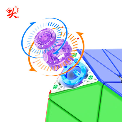 Pyraminx 2025 mit 5-stufiger Magnetkraft & MagLev-System – 66,5 g