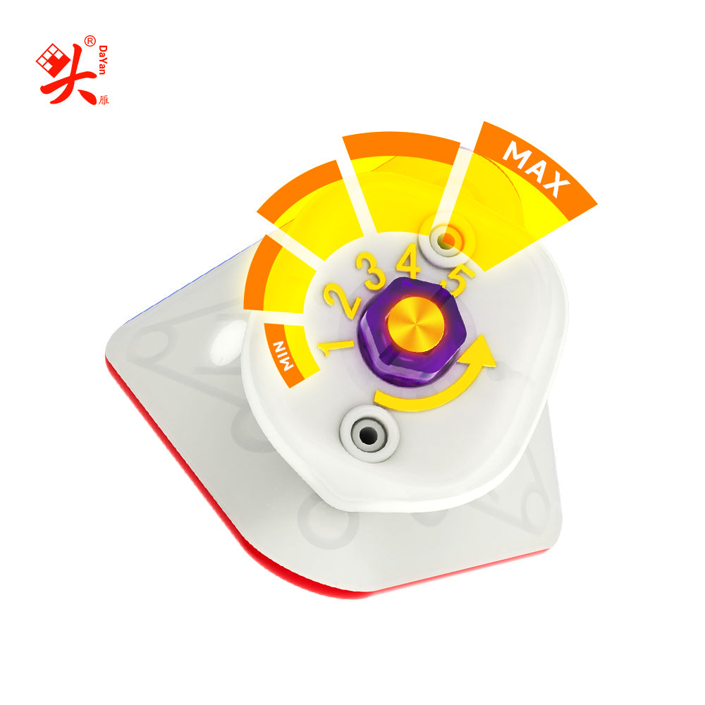 DaYan Pyraminx V3 MagLev UV – Turnier-Pyraminx mit Ball Core & 5-stufiger Magnetkraft