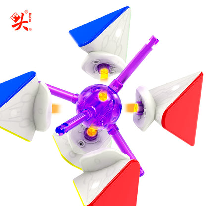 DaYan Pyraminx V3 MagLev UV – Turnier-Pyraminx mit Ball Core & 5-stufiger Magnetkraft